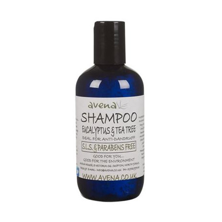 Shampoo with Eucalyptus & Tea Tree - SLS & Paraben Free Shampoo 250ml Bottle