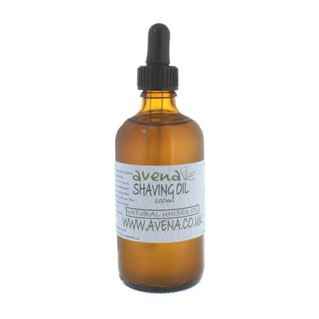 Shaving Oil - Natural Unisex Blend 100ml Glass Bottle with Pipette