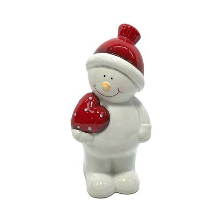 Snowman With Heart