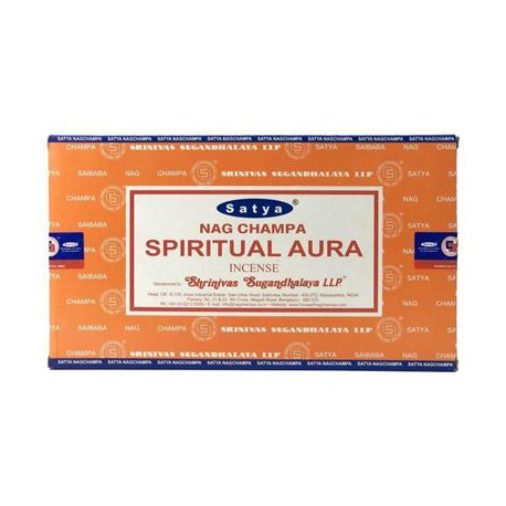 Spiritual Aura Satya Incense Sticks 15g Box Of Twelve Special Offer