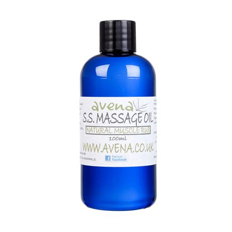 SS Muscle Massage & Bath Oil Strains & Sprains 100ml Bottle