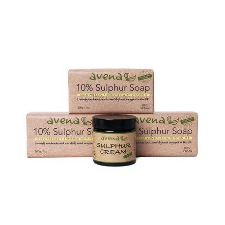 Sulphur 3 Soap and Cream Gift Set