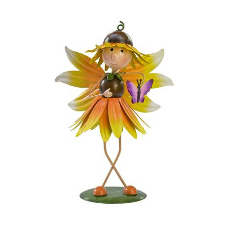 Sunflower Fairy Metal Large In Gift Box