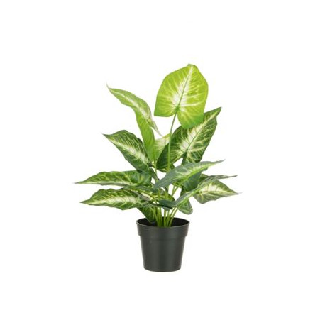 Syngonium Realistic Artificial Plant In Pot Green Leaves Large