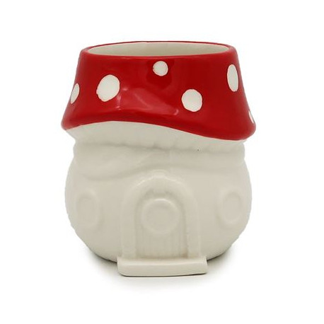 Toadstool Ceramic Oil Burner In Gift Box