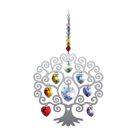 Tree Of Life Chakra Heart Crystal