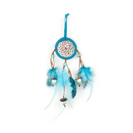 Turquoise Blue Dream Catchers With Stone Chips and Weathers