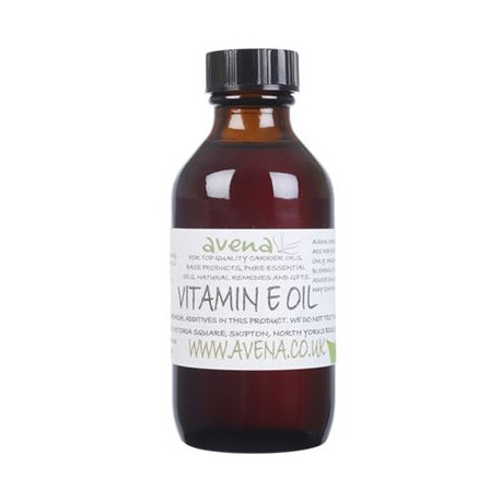 Vitamin E Oil 70% -Tocopherols & Helianthus Annuus Seed Oil- 100ml Glass Bottle