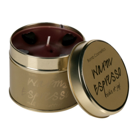 Warm Espresso Candle in a Tin