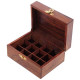 Essential Oil Box - Holds 12 Oils -Sheesham Wood-