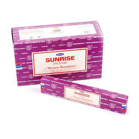 Sunrise Satya Incense Sticks 15g Box Of Twelve Special Offer