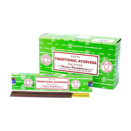 Traditional Ayurveda Satya Incense Sticks 15g Box Of Twelve Special Offer