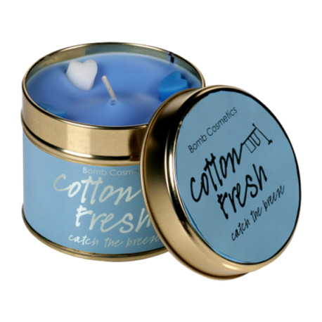 Cotton Fresh Candle in a Tin