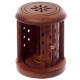 Incense Cone Wooden Barrel with Door