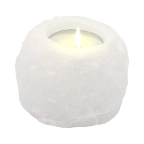 Crystal Rock Himalayan Salt Candle Holder 600-800g