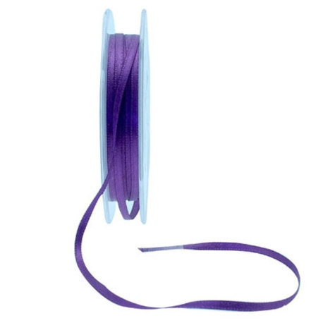 3mm Purple Satin Ribbon