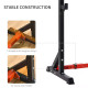 Barbell Rack, Width and Height Adjustable Dip Stand, Bench Press Rack for Home Gym Weight Lifting Fitness Workout, Max Load 150k