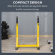 83.5L x 71.5W x 126H cm Dip Station Chin Up Parallel Bars Pull Up Power Tower Home Gym Workout Bicep Tricep Fitness Equipment He