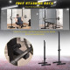 Adjustable Squat Rack, Weight Strength Training Bench Press Rack Barbell Rack Power Rack Weight Bench Supporter for Home Gym Exe