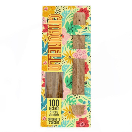 Citronella Outdoor Living Incense Sticks and Holder