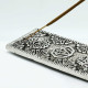 Polished Aluminium Chakra Long Incense Holder 23cm