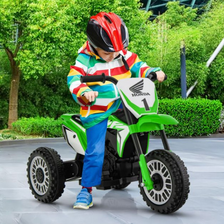 Honda Licensed Kids Ride On Motorbike with Horn Anti-slip Handlebars