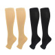 Open Toe Medical Compression Socks for Women Men Size XXL - Black