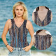 Women Tank Tops Sleeveless Cami Blouse Ladies Vest for Summer - Size XL