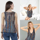 Women Tank Tops Sleeveless Cami Blouse Ladies Vest for Summer - Size XL