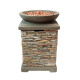 Stone Gas Fire Pit Heater