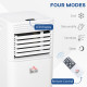 9000 BTU Portable Air Conditioner for Cooling Dehumidifier Fan, Air Conditioning Unit for Room up to 18m², with Remote, 24H Time