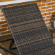 Outsunny Set of Two Reclining Rattan Sun Loungers, with Cushions - Brown/Cream