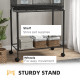 PawHut Two-Tier Bird Cage on Wheels, with Stand, for Small Birds