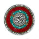 Om Plate Tibetan Decor Cone &amp; Stick Holder