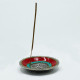 Om Plate Tibetan Decor Cone &amp; Stick Holder