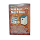 Wooden Bird Nest Box for Garden 21 x 12 x 13.5 cm