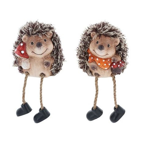 Cute Hedgehog Shelf Sitters Set Of Two