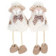 Cute White Sheep Shelf Sitters Set Of Two