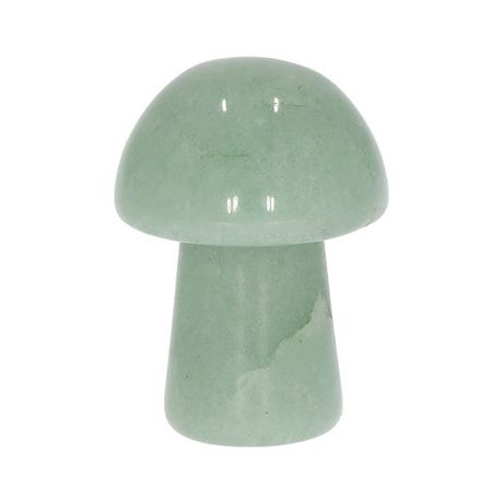 Green Aventurine Carved & Polished Mushroom