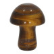 Tigers Eye Carved &amp; Polished Mushroom