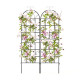 2/4 Pack 180 cm x 50 cm Metal Garden Trellis Decorative for Climbing Plants