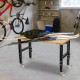 10 Level Height Adjustable Workbench with 4 Lockable Casters