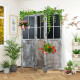 178 cm Vintage Freestanding Wall Divider Room Separator