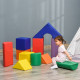 11-Piece Soft Play Set Kids Foam Blocks, Toys for Climb and Crawl, Multicoloured