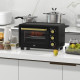 16L Mini 1400W Countertop Oven - Black