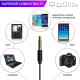 Clip-on Lapel Mini Lavalier 3.5mm Mic Microphone for Mobile Phone PC Recording