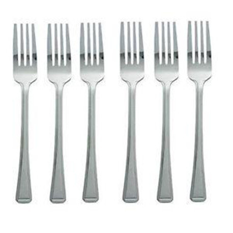 17 cm Stainless Steel Forks for Kitchen Dinning Pack of 6