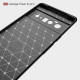 Carbon Fibre Pattern TPU Bumper Protective Case for Google Pixel 6 Pro - Red