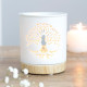 White Tree of Life Cut Out Oil Burner