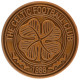 Celtic FC Antique Gold Crest Badge